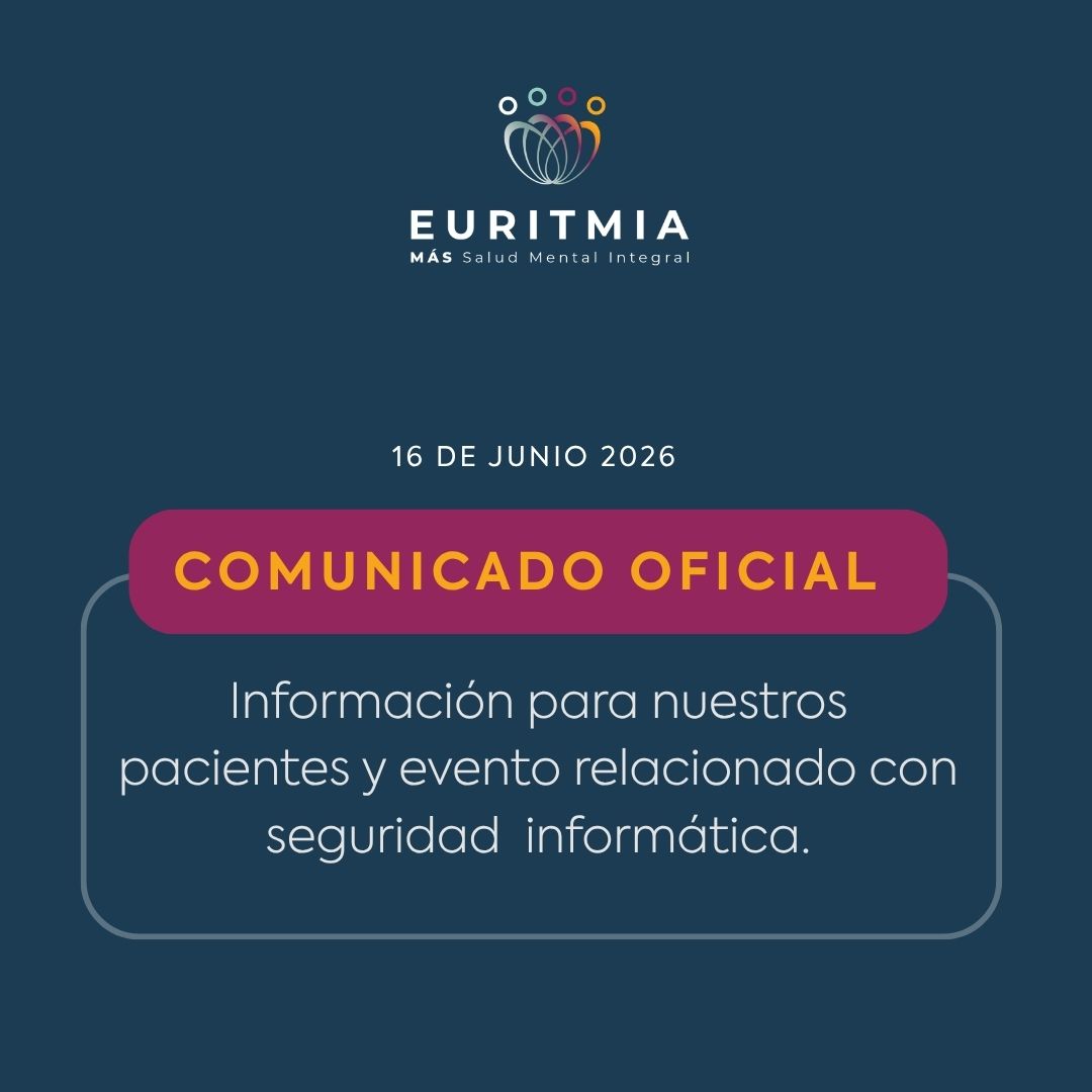 Comunicado oficial Euritmia Salud Mental
